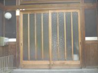 玄関引戸取替工事